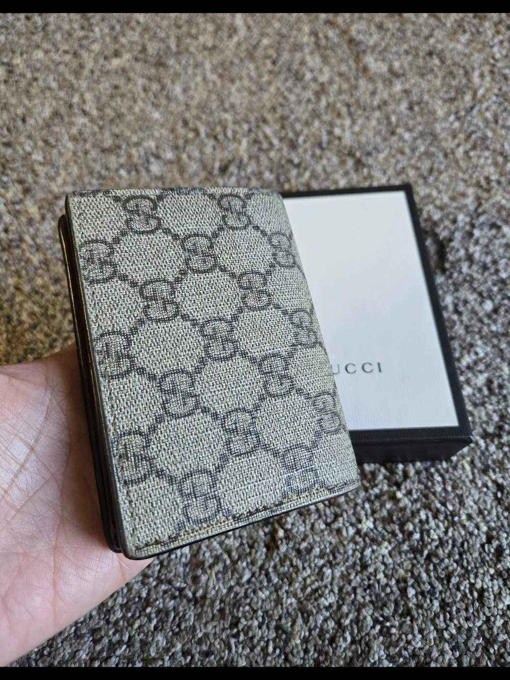 Gucci Pink Cat GG Supreme Wallet - Picture 4 of 8